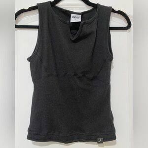 Gymshark// Grey Ribbed Tank